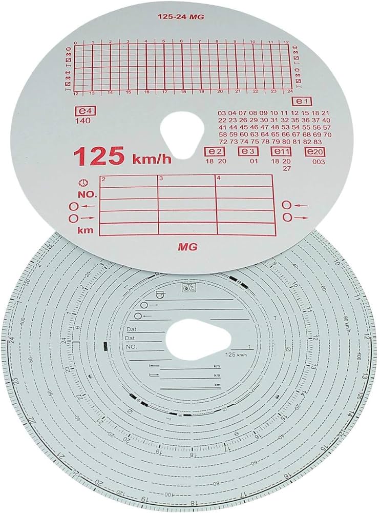 Tachograph Disc Set, Central Electric | VSV Otomotiv 